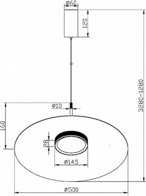 Подвесной светильник Maytoni Halo MOD041PL-L15W3K1 в Шадринске - shadrinsk.mebel24.online | фото 4