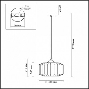 Подвесной светильник Odeon Light Binga 4746/1 в Шадринске - shadrinsk.mebel24.online | фото 6