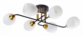 Потолочная люстра Arte Lamp Andrea A8141PL-6BK в Шадринске - shadrinsk.mebel24.online | фото