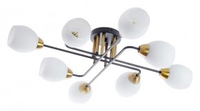 Потолочная люстра Arte Lamp Andrea A8141PL-8BK в Шадринске - shadrinsk.mebel24.online | фото