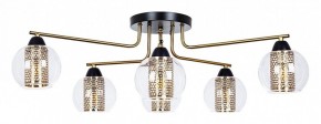 Потолочная люстра Arte Lamp Manchester A7045PL-6BK в Шадринске - shadrinsk.mebel24.online | фото