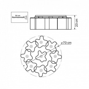 Потолочная люстра Lightstar Nubi 802090 в Шадринске - shadrinsk.mebel24.online | фото 5