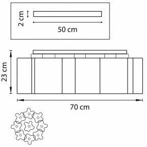 Потолочная люстра Lightstar Nubi 802097 в Шадринске - shadrinsk.mebel24.online | фото 2