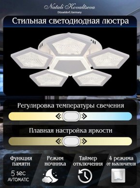 Потолочная люстра Natali Kovaltseva  LED LAMPS 81163 в Шадринске - shadrinsk.mebel24.online | фото 7