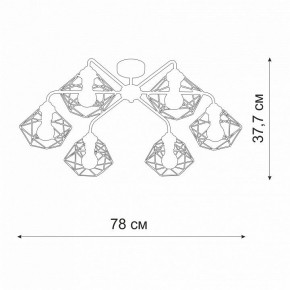 Потолочная люстра Vitaluce V42580 V42580-1/6PL в Шадринске - shadrinsk.mebel24.online | фото 2