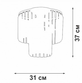 Потолочная люстра Vitaluce V5153 V5153-1/4PL в Шадринске - shadrinsk.mebel24.online | фото 4