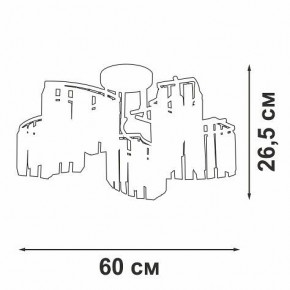 Потолочная люстра Vitaluce V5884 V5884-0/5PL в Шадринске - shadrinsk.mebel24.online | фото 3