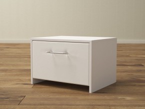 PROxSON Тумба Varna (ЛДСП Белая+экокожа Белый/Белый) 51x40 в Шадринске - shadrinsk.mebel24.online | фото