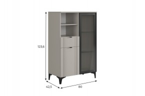 РИЧ Комод 2 со стеклом в Шадринске - shadrinsk.mebel24.online | фото 2