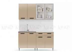 РИО-1 ЛДСП Кухонный гарнитур 1,6 м (Капучино) в Шадринске - shadrinsk.mebel24.online | фото