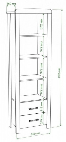 Шкаф для белья Бартоло ВТД-ГФ в Шадринске - shadrinsk.mebel24.online | фото 2