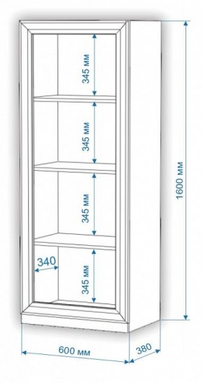 Шкаф для белья Нобиле ВтН-ФГД в Шадринске - shadrinsk.mebel24.online | фото 2