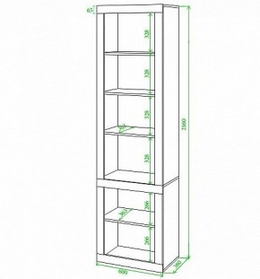 Шкаф для белья Toivo ВтВ-ФГ в Шадринске - shadrinsk.mebel24.online | фото 2