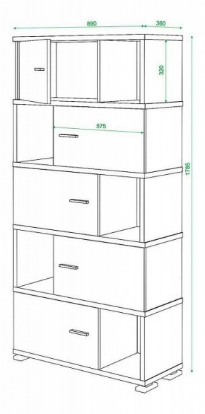 Шкаф комбинированный Домино СБ-30/5 в Шадринске - shadrinsk.mebel24.online | фото 3