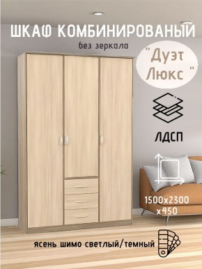 Шкаф комбинированный Дуэт Люкс без зеркала в Шадринске - shadrinsk.mebel24.online | фото 3