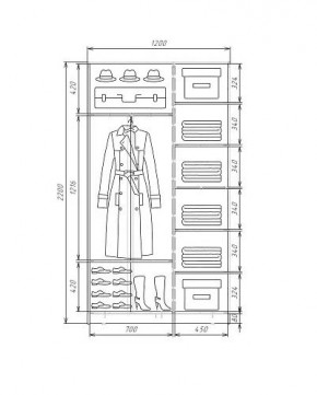 Шкаф-купе ХИТ 22-4-12-66 (420) в Шадринске - shadrinsk.mebel24.online | фото 5