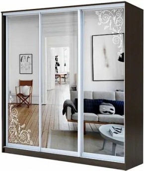 Шкаф-купе ХИТ 23-4-18-666 ОРНАМЕНТ в Шадринске - shadrinsk.mebel24.online | фото