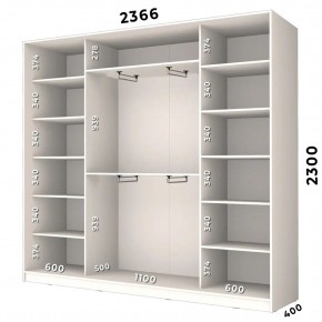Шкаф-купе ХИТ 23-4-24/2-5555 (420) в Шадринске - shadrinsk.mebel24.online | фото 2