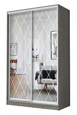 Шкаф-купе ХИТ 24-15-66 РОМБ БОЛЬШОЙ в Шадринске - shadrinsk.mebel24.online | фото