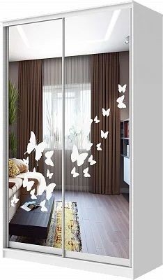 Шкаф-купе ХИТ 24-4-17-66 БАБОЧКИ в Шадринске - shadrinsk.mebel24.online | фото