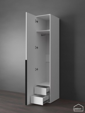 Шкаф Linnea MHR-1-3 2050х400х510 (Белый-М 11.1.1) в Шадринске - shadrinsk.mebel24.online | фото 7