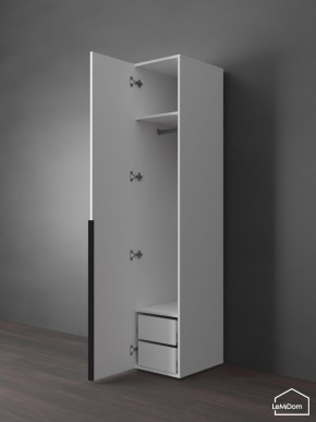 Шкаф Linnea MHR-1-3 2050х400х510 (Белый-М 11.1.2) в Шадринске - shadrinsk.mebel24.online | фото 5