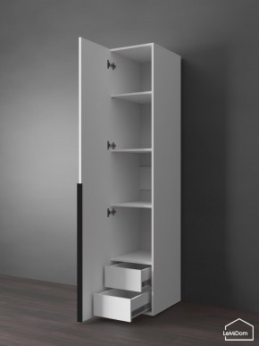 Шкаф Linnea MHR-1-3 2050х400х510 (Белый-М 11.1.2) в Шадринске - shadrinsk.mebel24.online | фото 6