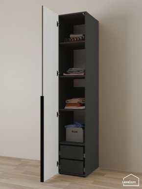 Шкаф Linnea MHR-1-4 2050х400х510 (Графит-М 11.1.25) в Шадринске - shadrinsk.mebel24.online | фото 5