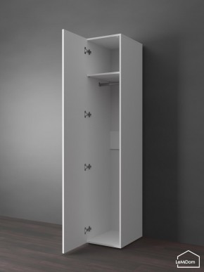 Шкаф Linnea MHR-1PO 2050х400х510 (Белый-М 11.1.1) в Шадринске - shadrinsk.mebel24.online | фото 4