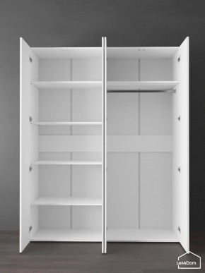 Шкаф Linnea MHR-4PO-1 2050х1600х510 (Белый-М 11.1.2) в Шадринске - shadrinsk.mebel24.online | фото 4