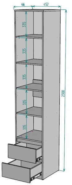 Шкаф Мальта H166 в Шадринске - shadrinsk.mebel24.online | фото 2