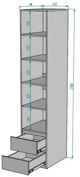 Шкаф Мальта H168 в Шадринске - shadrinsk.mebel24.online | фото 2