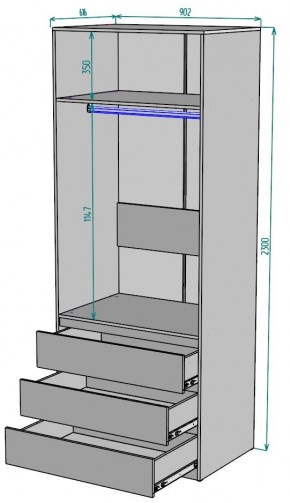 Шкаф Мальта H171 в Шадринске - shadrinsk.mebel24.online | фото 2