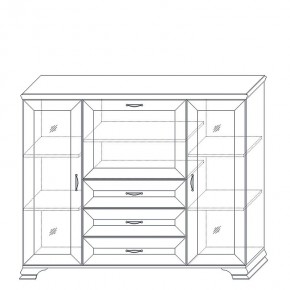 Шкаф низкий (2 стеклодвери) Сиена в Шадринске - shadrinsk.mebel24.online | фото 10
