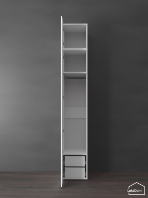 Шкаф с антресолью Linnea MHR-1POA-3 2450х400х510 (Белый-М 11.1.2) в Шадринске - shadrinsk.mebel24.online | фото 5