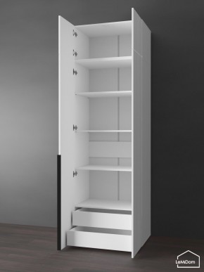 Шкаф с антресолью Linnea MHR-2A-4 2450х800х510 (Белый-М 11.1.2) в Шадринске - shadrinsk.mebel24.online | фото 5