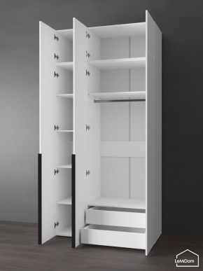 Шкаф с антресолью Linnea MHR-3A-2 2450х1200х510 (Белый-М 11.1.2) в Шадринске - shadrinsk.mebel24.online | фото 5