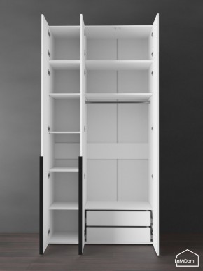Шкаф с антресолью Linnea MHR-3A-2 2450х1200х510 (Белый-М 11.1.2) в Шадринске - shadrinsk.mebel24.online | фото 6