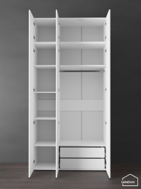 Шкаф с антресолью Linnea MHR-3POA-2 2450х1200х510 (Белый-М 11.1.1) в Шадринске - shadrinsk.mebel24.online | фото 6