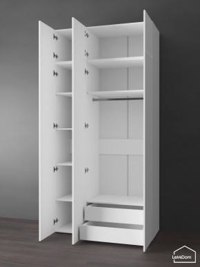 Шкаф с антресолью Linnea MHR-3POA-2 2450х1200х510 (Белый-М 11.1.2) в Шадринске - shadrinsk.mebel24.online | фото 5