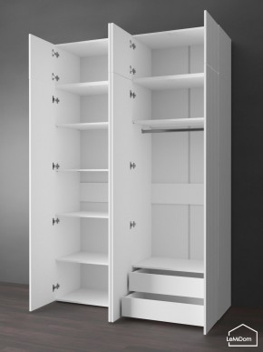 Шкаф с антресолью Linnea MHR-4POA-2 2450х1600х510 (Белый-М 11.1.2) в Шадринске - shadrinsk.mebel24.online | фото 6