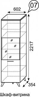 Шкаф-витрина София 7 в Шадринске - shadrinsk.mebel24.online | фото 3