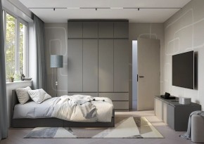 Спальня Симпл (графит) модульная в Шадринске - shadrinsk.mebel24.online | фото 52
