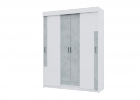 Спальный гарнитур VICTOR (модульный) Белый-Бетон в Шадринске - shadrinsk.mebel24.online | фото 13