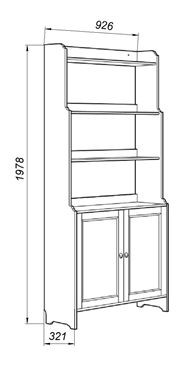 Стеллаж 20 Вествик, массив сосны, цвет белый в Шадринске - shadrinsk.mebel24.online | фото 2