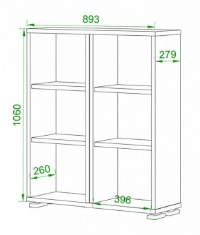 Стеллаж Домино нельсон ПУ-50-1 в Шадринске - shadrinsk.mebel24.online | фото 2