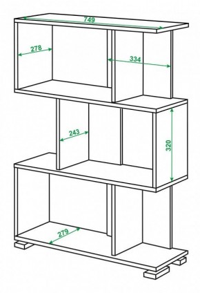 Стеллаж Домино нельсон СЛ-5-3 в Шадринске - shadrinsk.mebel24.online | фото 2