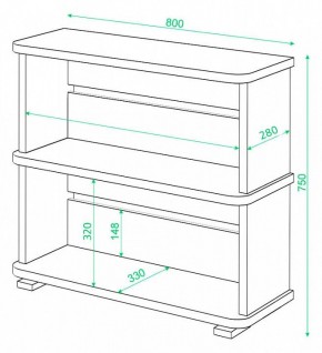 Стеллаж Домино СБ-25/2 в Шадринске - shadrinsk.mebel24.online | фото 3