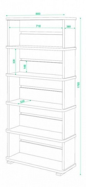 Стеллаж Домино СБ-25/5 в Шадринске - shadrinsk.mebel24.online | фото 2