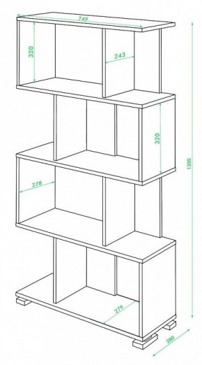 Стеллаж Домино СЛ-5-4 в Шадринске - shadrinsk.mebel24.online | фото 2